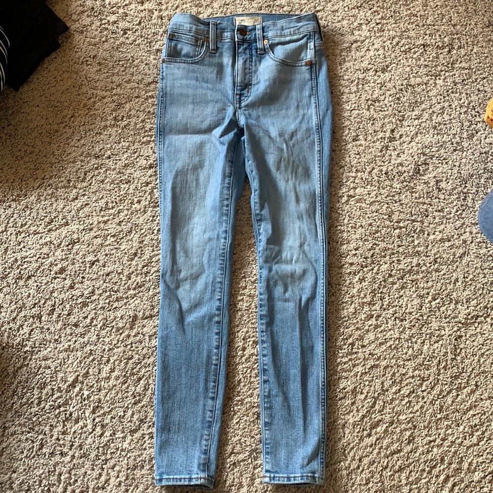 Women’s Madewell 10” Hi rise skinny jeans sz 24 R